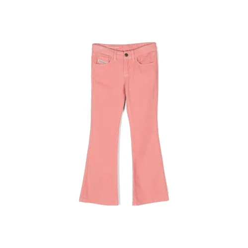 DIESEL Кораллово-розовые Джинсы для детей