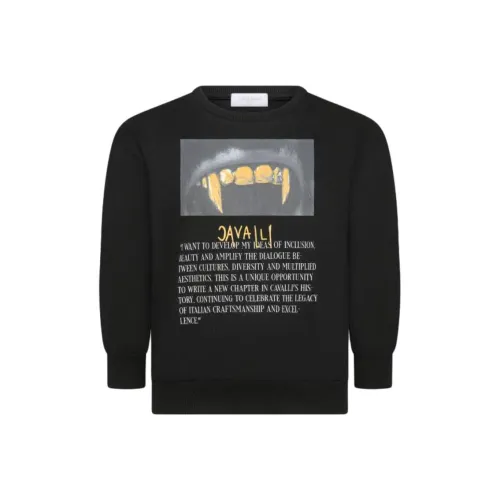 Roberto Cavalli Свитшот Черный Детский