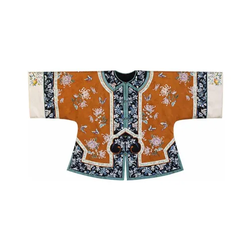 YICHENGFENGXU Ханьфу Женская Золотая Full Вышивка Передняя планка Символ благополучия Гардероб Пальто