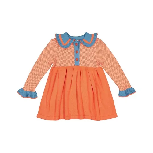 Happyology Сладкий стиль Классический Длинный рукав Платье для девочки