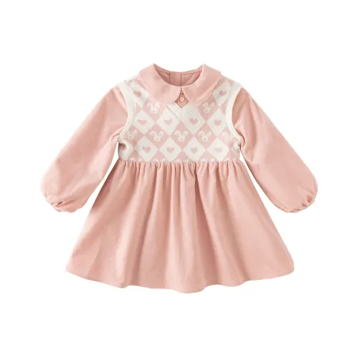 DAVE BELLA Платье Серый Розовый Детский