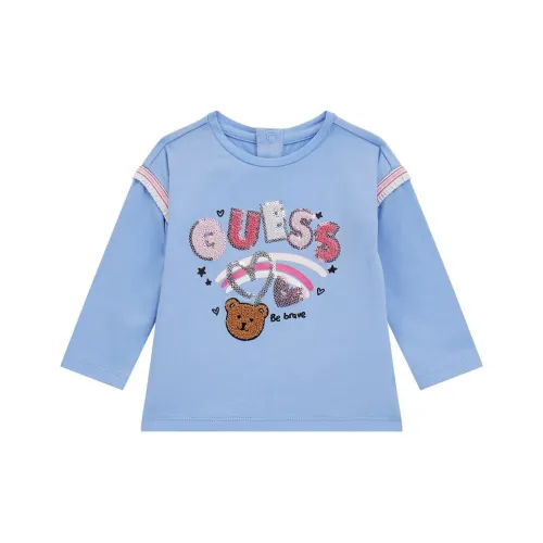 GUESS T-рубашка синяя для малышей и детей дошкольного возраста