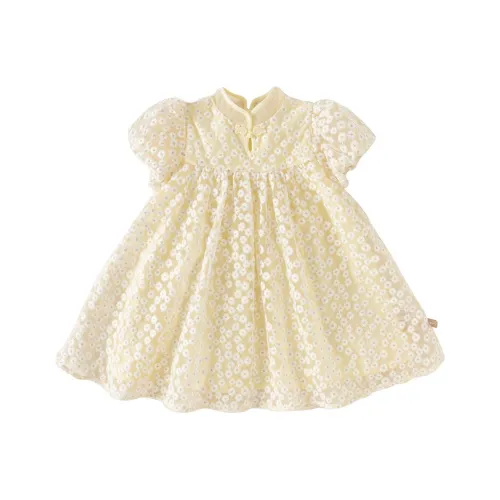 DAVE BELLA Женский Платье Ванильный Желтый Малыш