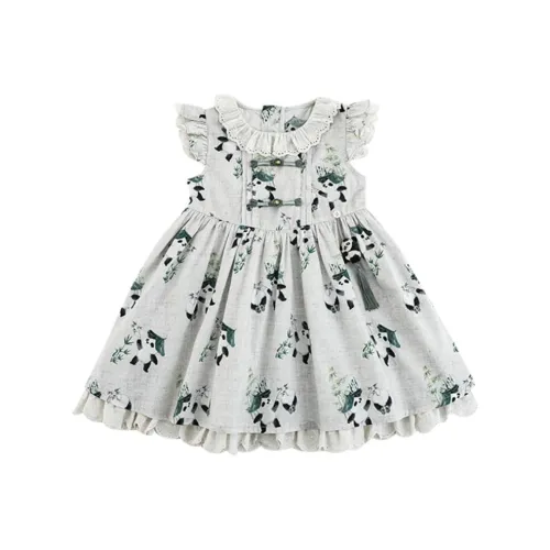 YOEHYAUL Детское платье бежевый дошкольное образование