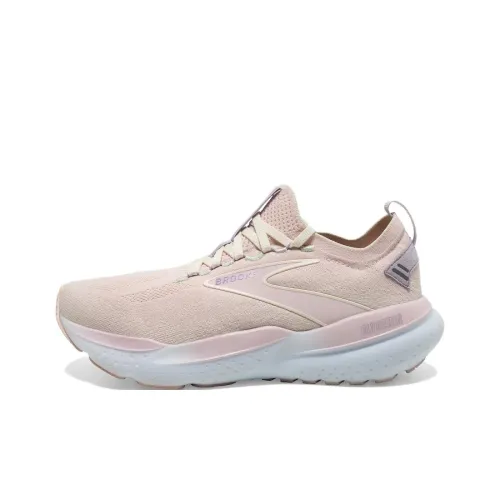 Brooks Glycerin StealthFit 21 Противоскользящие Устойчивые к истиранию Низкий Топ Беговые кроссовки Женские Розовые