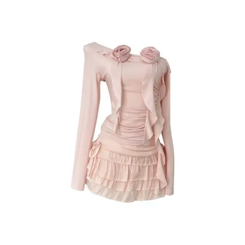 Lookinto Комплект с юбкой Женские Розовый