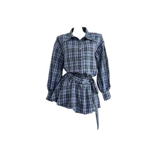 ONE PASS STUDIO Комплект с юбкой Женские 2 шт Синий