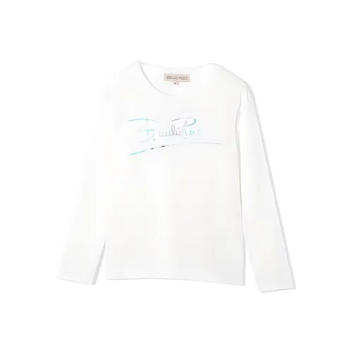 EMILIO PUCCI T-рубашка Белая Детская