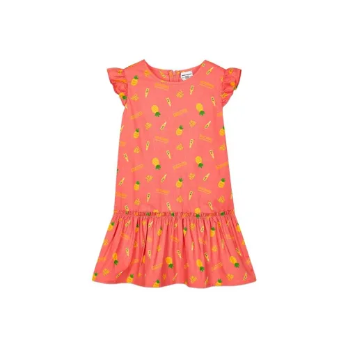 Skechers Hankou No. 2 Factory Joint Series Foundation Полный принт Kids Платья