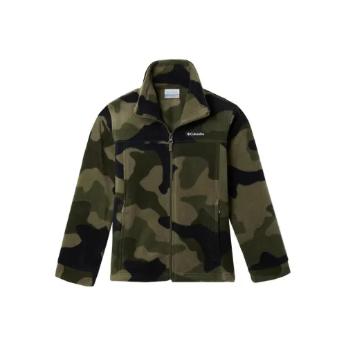 Columbia Зеленый камуфляж Kids Топы