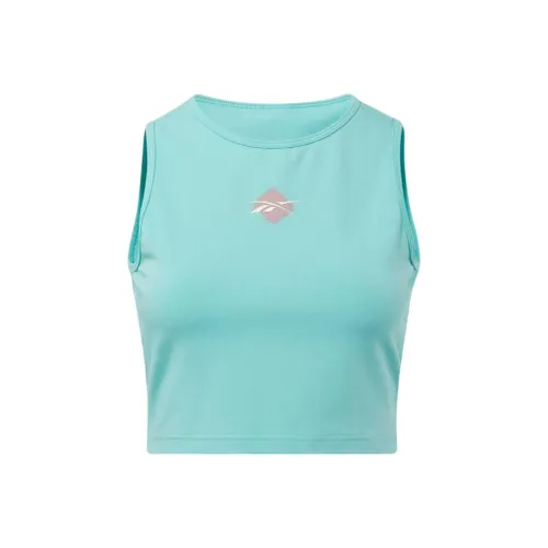 Reebok Sport Жилеты Женские Полу Классический Синий Зеленый