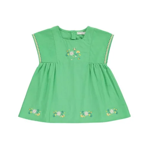 Happyology Светло-зеленый цвет травы Платья для дошкольников