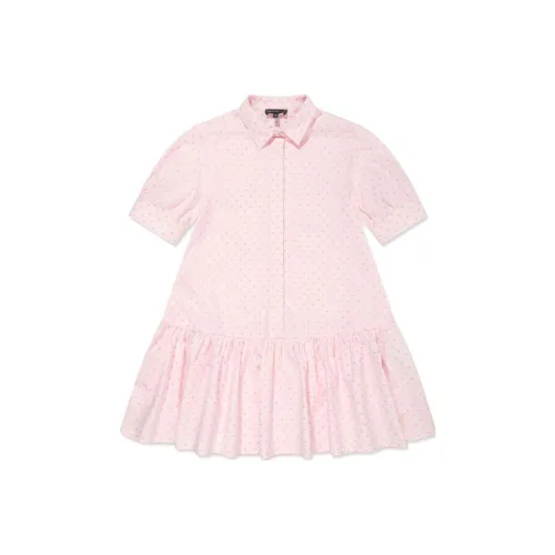 EMPORIO ARMANI Платье SS24 Розовый Детский