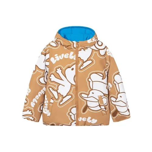 361°KIDS Пуховик Indian Коричневый Molecular Синий для детей 3-7 лет