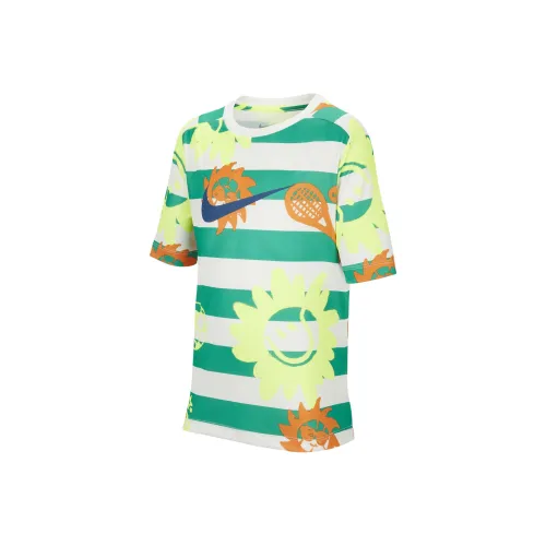 Nike T-Shirt Стадион Зеленый Парус Белый Детский
