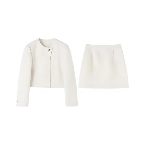 SHUXI Комплект с юбкой Женские Already Белый