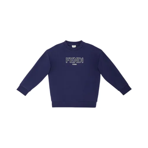 FENDI Толстовка SS24 Синий Детский