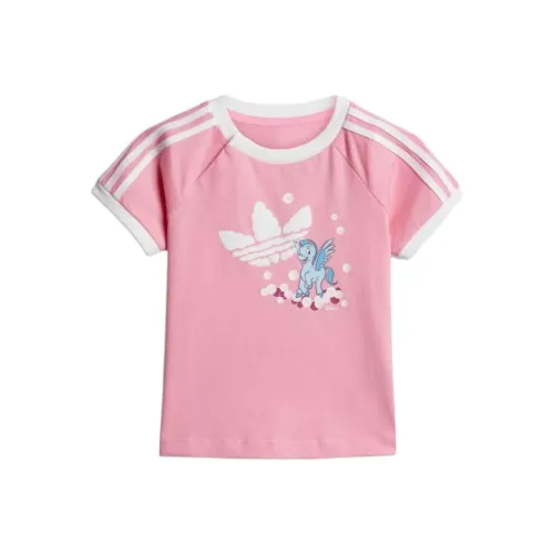 Adidas Originals x Disney T-рубашка Bliss розовая для малышей и детей дошкольного возраста