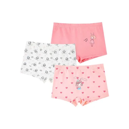 H YXIANG Нижнее белье 3 шт Счастливый Девушка Детский