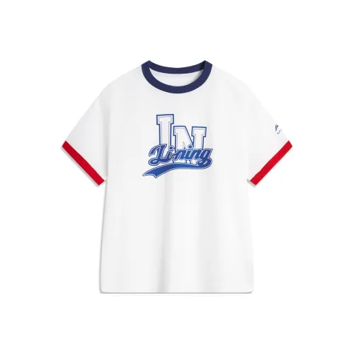 LINING YOUNG Sports Life Collection Футболка Белая Детская