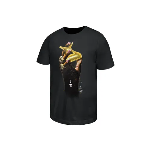 nike T-рубашка A'Ja Wilson Кольца 'So WIN' Черный Подростки