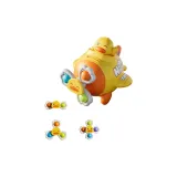 Желтая уточка, самолет, поросенок, банк [Желтый] + 3 шт, спин и вин