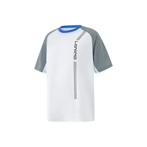 LINING YOUNG Комплексное физическое развитие T-рубашка Стандартная Белая Детская