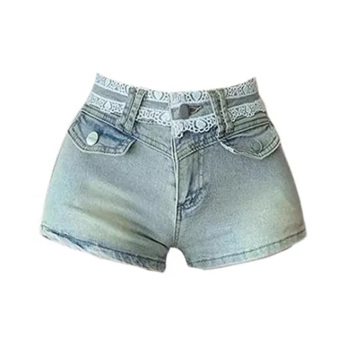 SISC Синие Женские Джинсовые Шорты