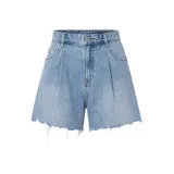 Джинсовая ткань светло-голубого цвета