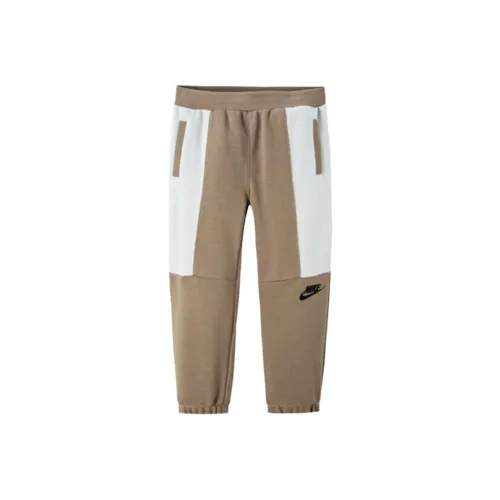 Детские 3-7 лет Nike Вязаные тренировочные штаны Темный хаки