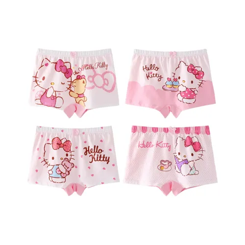Hello Kitty Трусы 4 пачки Розовые Детские
