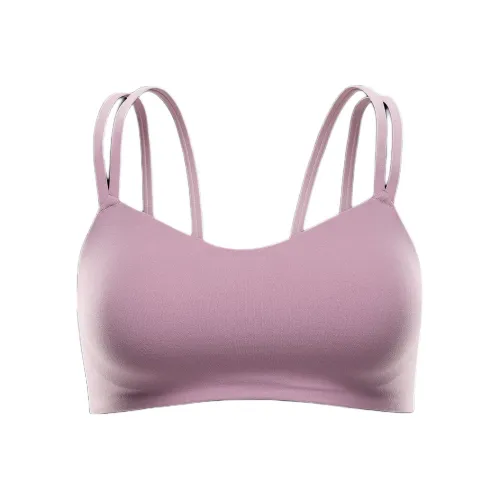 nike Светлый Утолщенный Спортивный Бюстгальтер Спортивное Белье Женское Розовый
