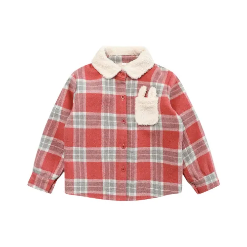 Pure and Good Рубашка Красная Клетка Дети Возраст 3-7 Лет