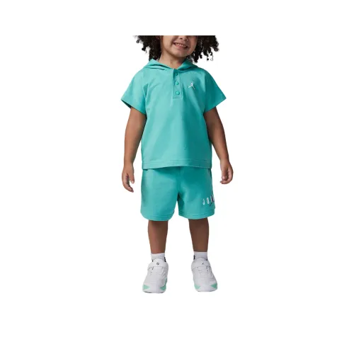 Джордан Повседневная спортивная одежда Air Washed Cyan Infant и Toddler