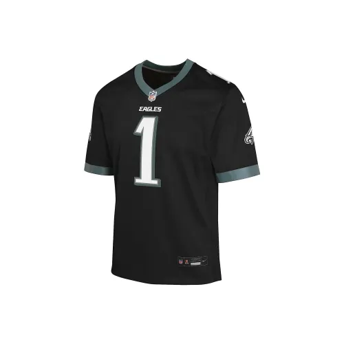 nike x NFL Dri Fit T-рубашка Jalen Hurts Philadelphia Eagles черная для подростков