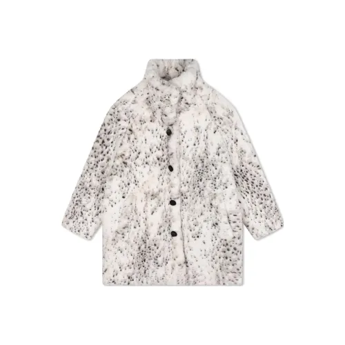 GIVENCHY SS24 Вельвет Feel Пальто Белый Детский