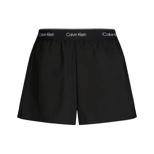 Calvin Klein SS25 UB1 Космический черный Женские спортивные шорты