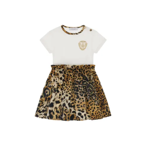 Roberto Cavalli Платье Светло-Коричневый Детский