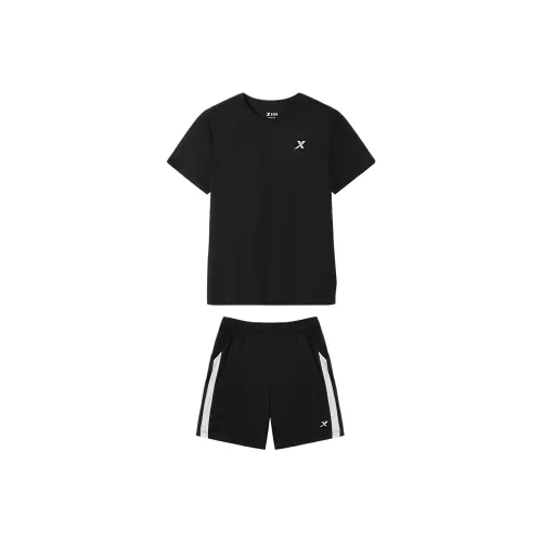 XTEP Повседневная спортивная одежда Комплекты Глубокий черный Детский