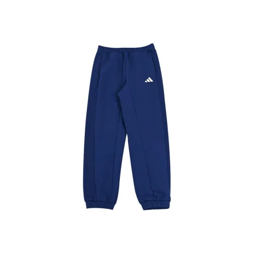 Adidas Blue Kids Вязаные Тренировочные Брюки
