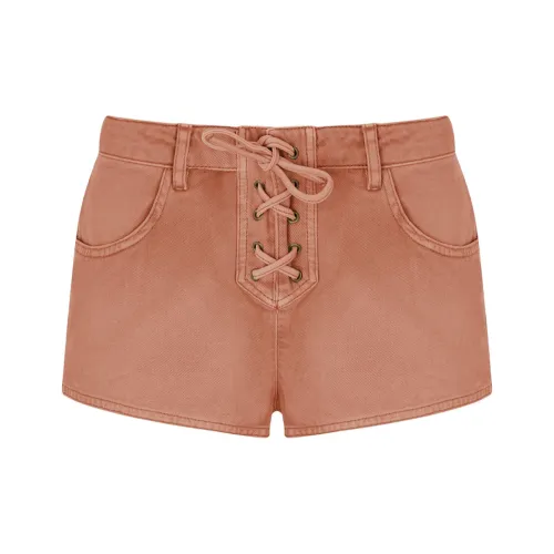 ISABEL MARANT Красные Женские Джинсовые Шорты