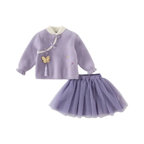 DAVE&BELLA From the Eastern Series Фиолетовый Kids Комплекты с юбкой