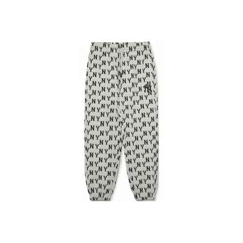 Детские MLB KIDS Вязаные Тренировочные Штаны Кремовые