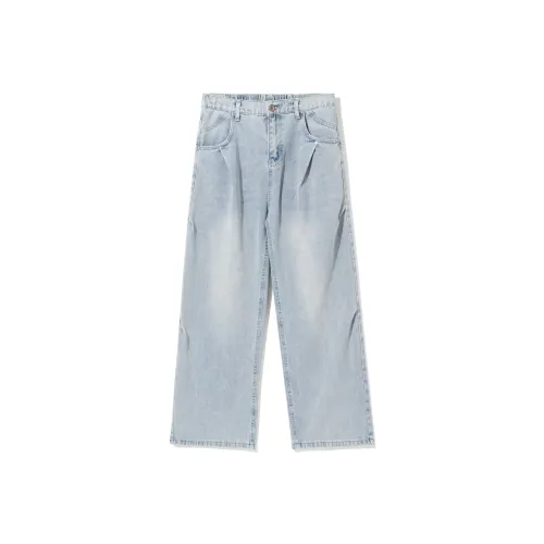 GEOFFREY B. SMALL Синие Унисекс Джинсы