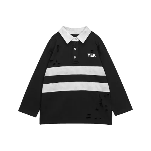 YEK T-рубашка черно-белая для детей в возрасте 3-7 лет