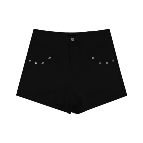 Annie The Темный Child Джинсовые шорты Женские Черный