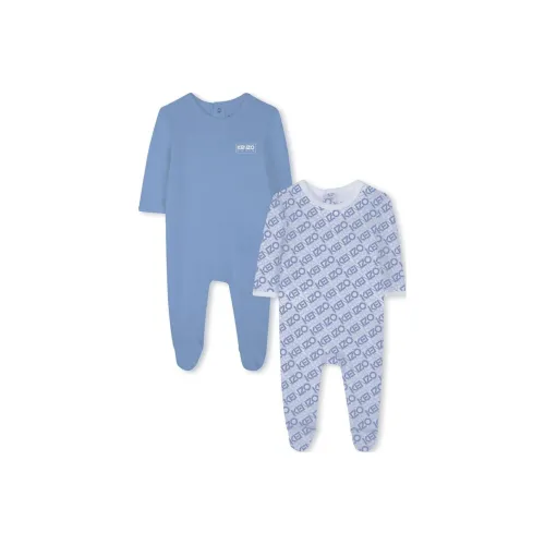 KENZO 2 шт. Chrysanthemum Синий + Светло-синий Kids Комбинезоны / Ползунки