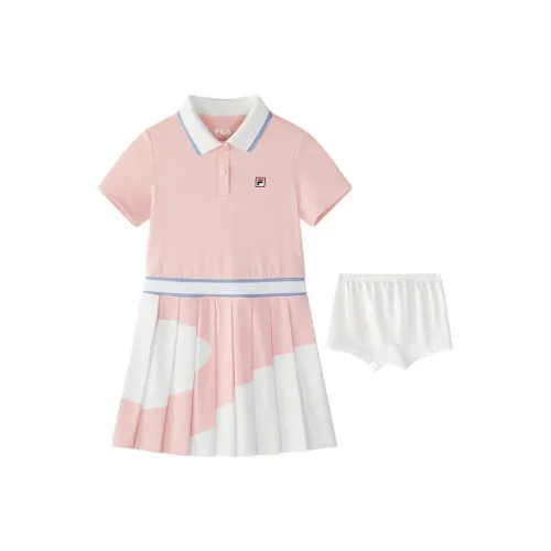 FILA KIDS Платье SS25 Легкий Прозрачно-розовый Для детей 3-7 лет