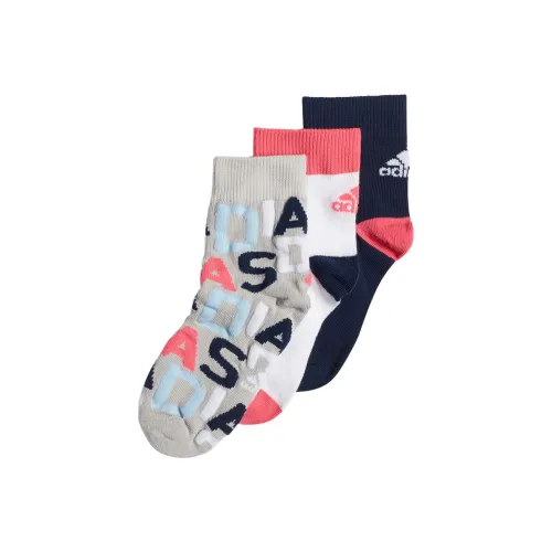 Adidas Черные белые серые Kids Носки