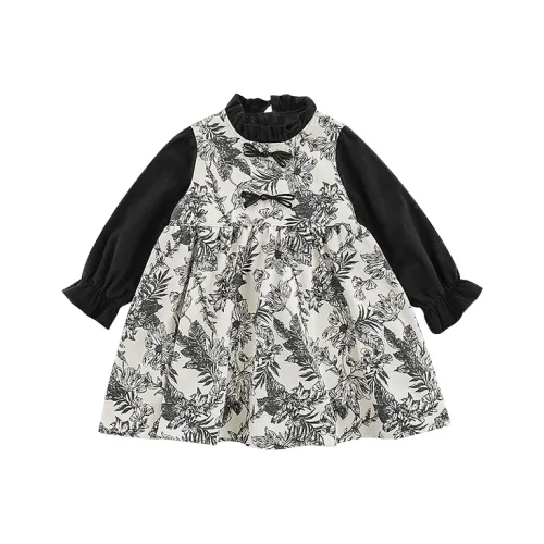 YOEHYAUL Платье Экрю Children Возраст 3-7 лет